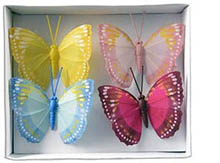 kunstige sommerfugle til dekoration